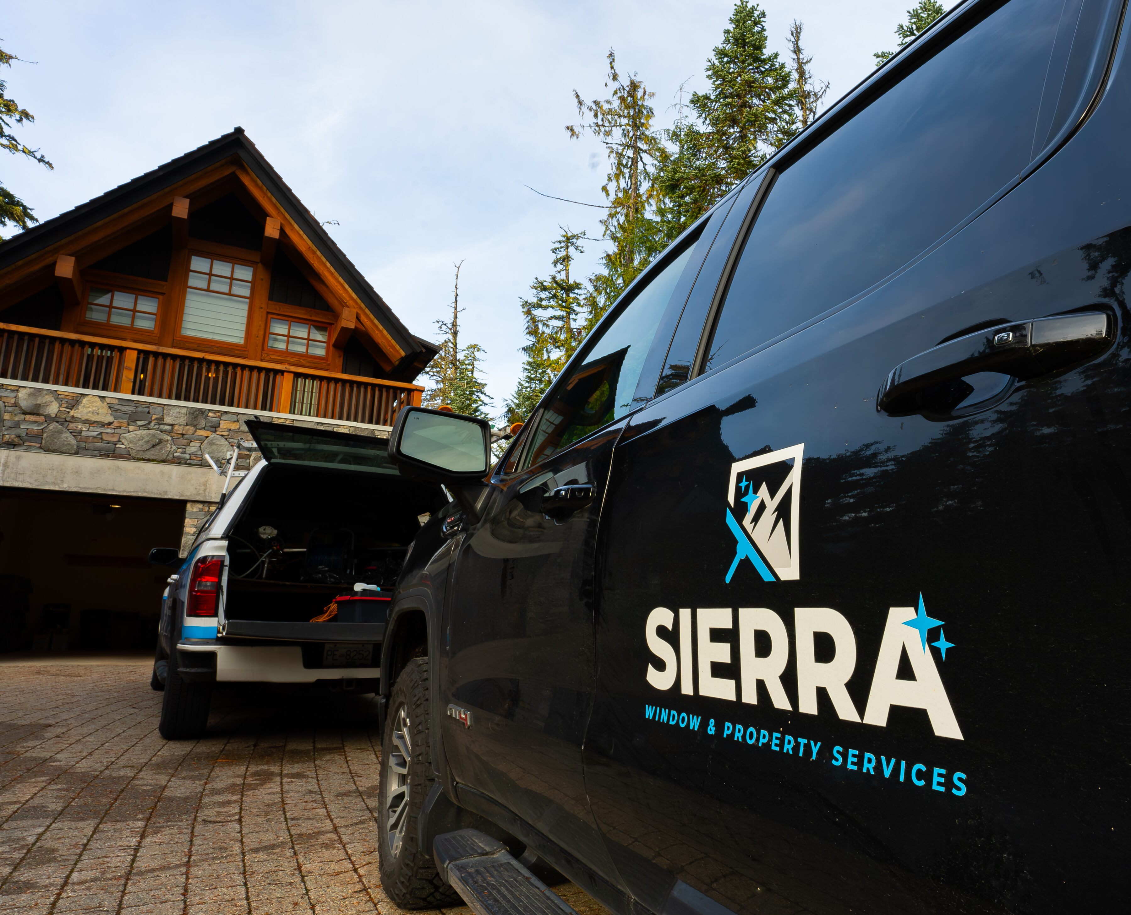 Sierra Services team member at work in Whistler