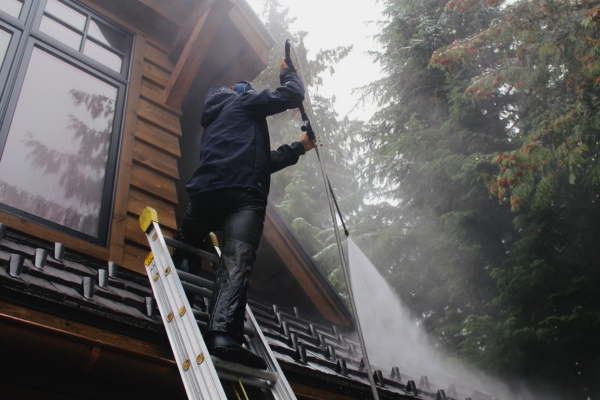 Sierra Services property cleaning project in Whistler BC
