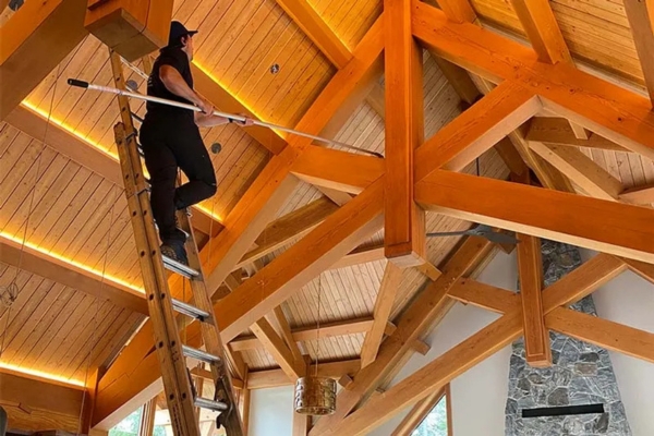 Sierra Services property cleaning project in Whistler BC