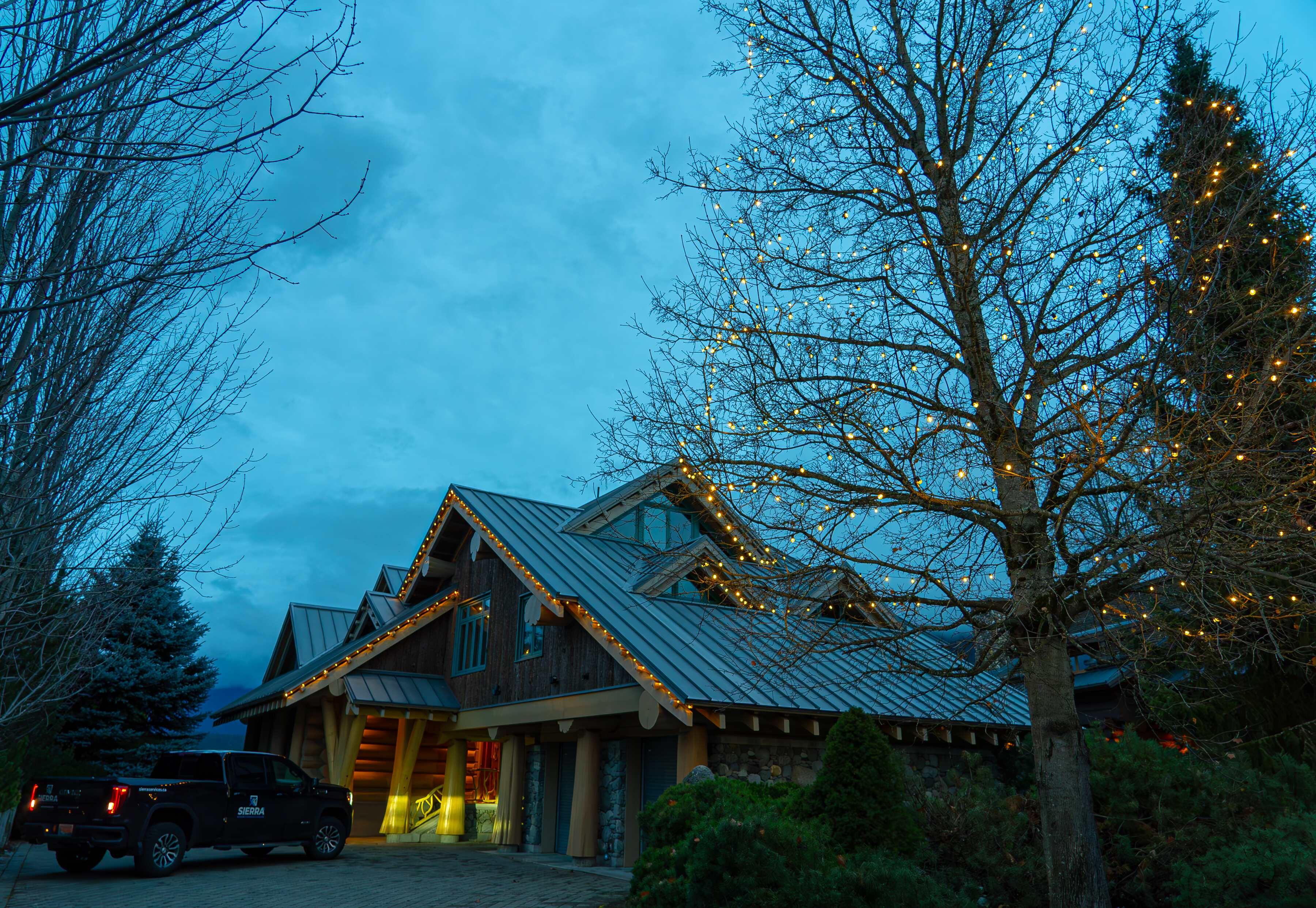 Sierra Services team member at work in Whistler