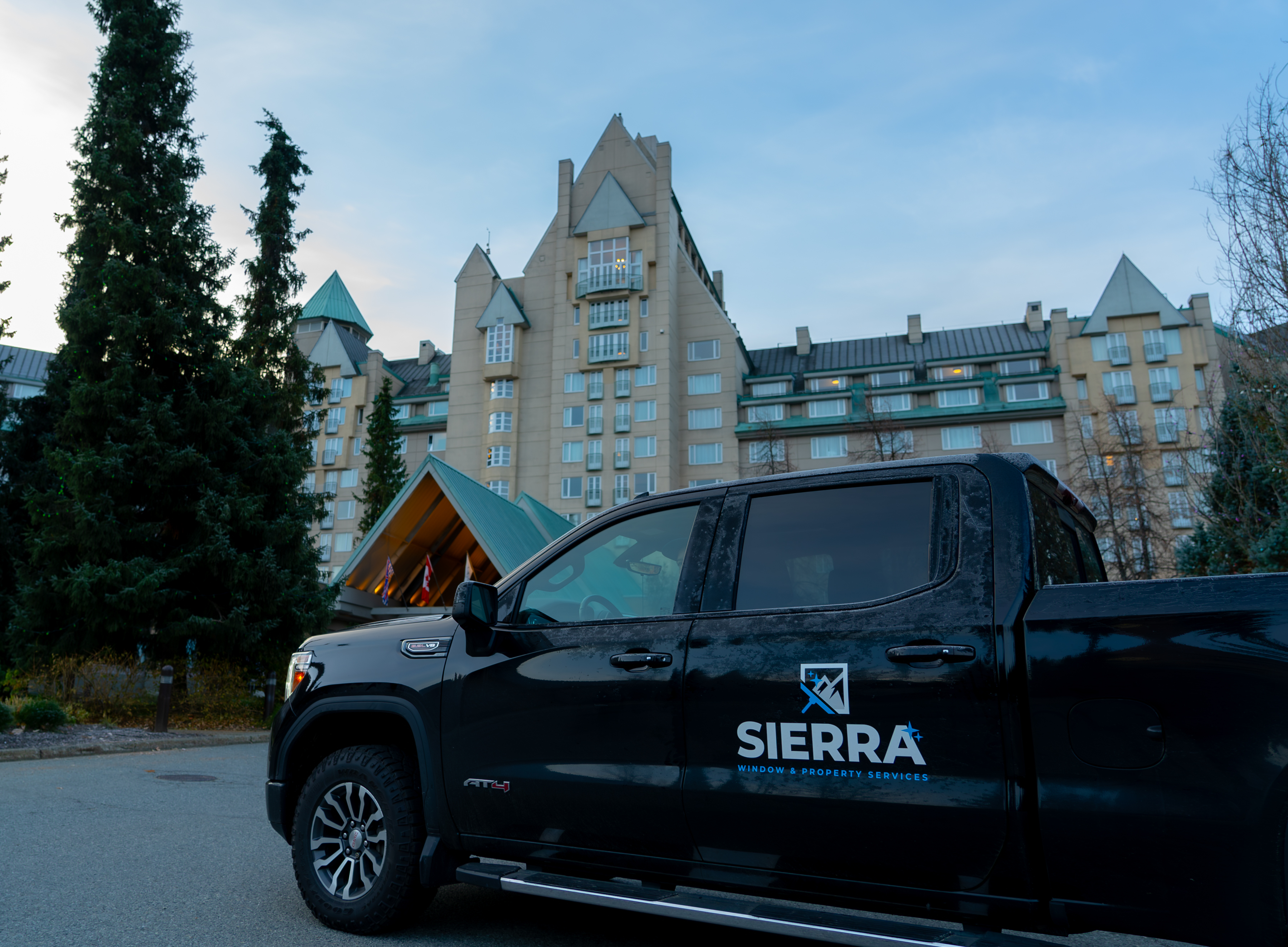 Sierra Services property cleaning project in Whistler BC