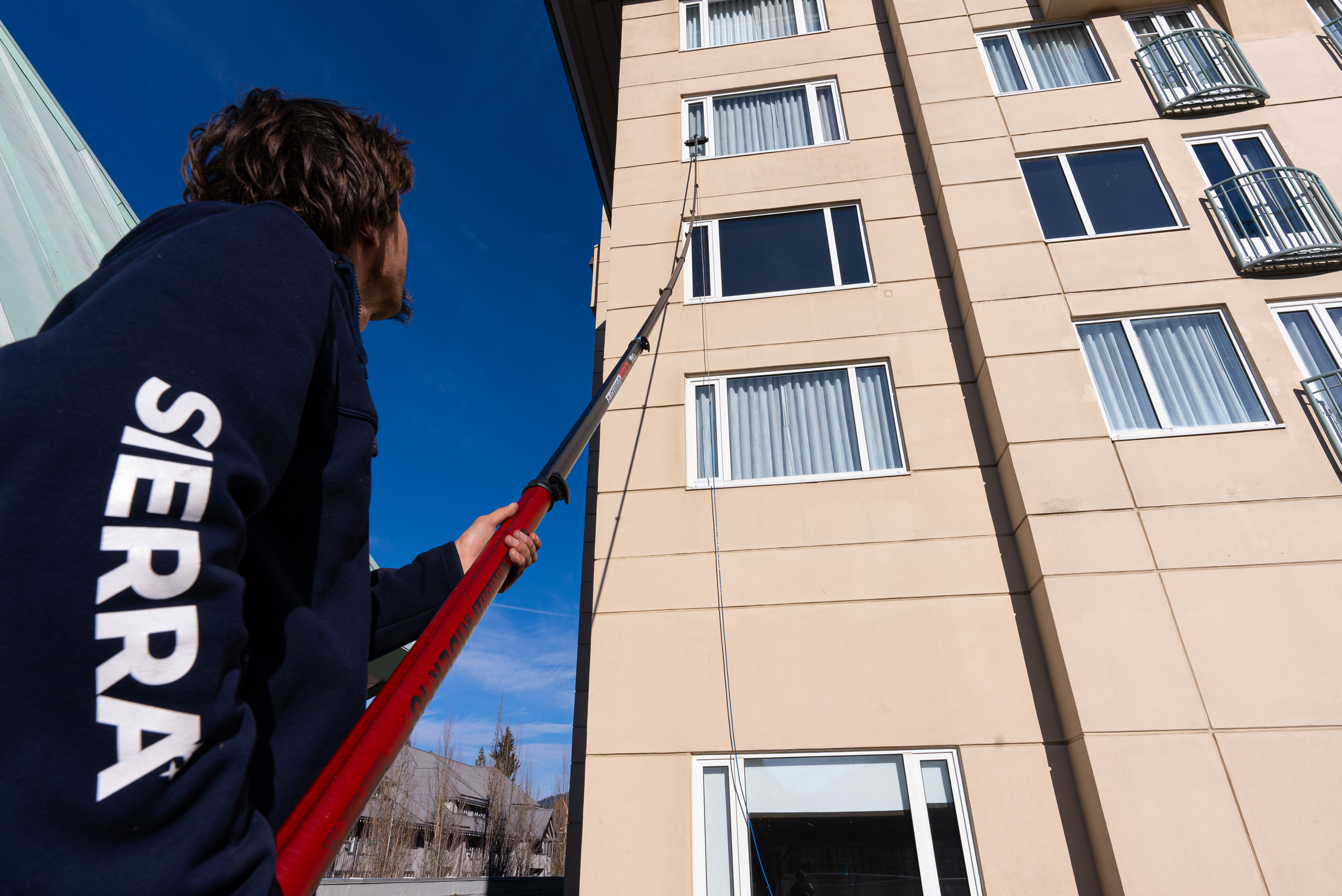 Sierra Services property cleaning project in Whistler BC