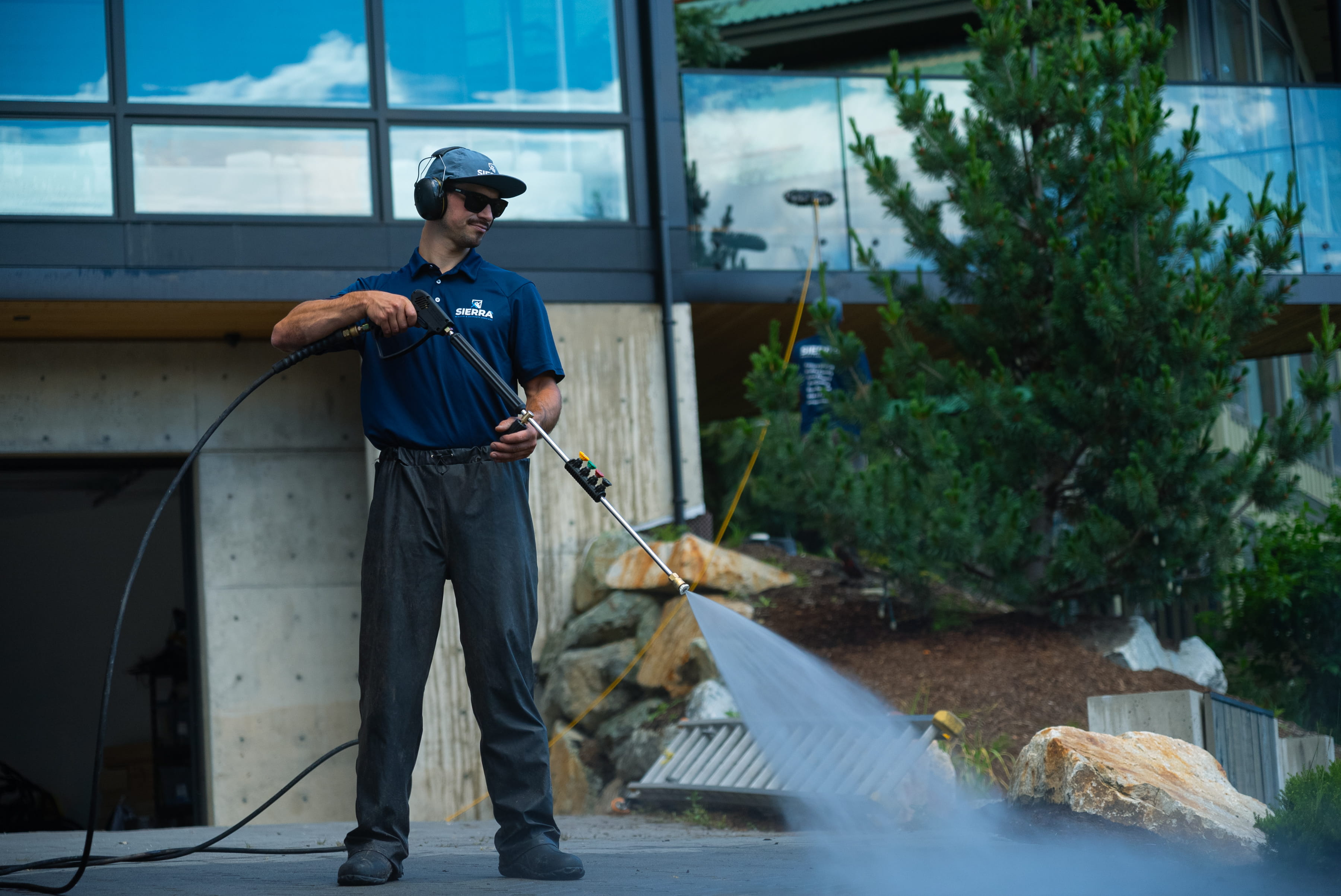 Sierra Services property cleaning project in Whistler BC