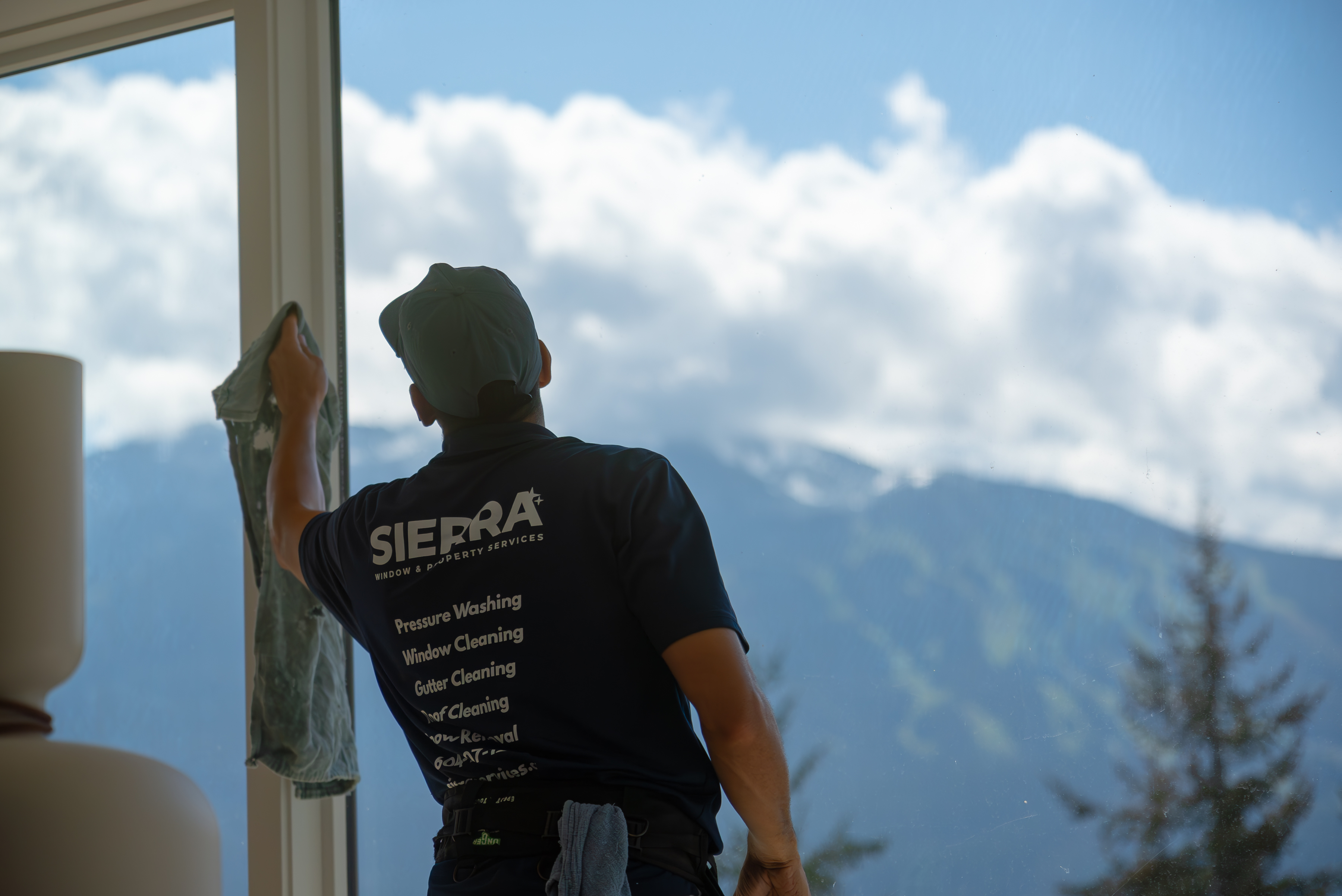 Sierra Services property cleaning project in Whistler BC